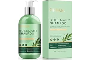 PIPIHUA Rosemary Shampoo for Hair Growth: Thickening & Regrowth Formula for Women & Men - Rosemary Mint Strengthening Shampoo with Tea Tree Oil Biotin for Thinning & Loss Hair & Dry Damaged Care