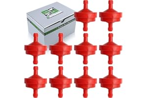 partszen Lawn Mower 1/4 Inch Inline Gas Fuel Filter for 298090 298090S Toro 42-5240 56-6360 John Deere AM107314 LG298090 LG29