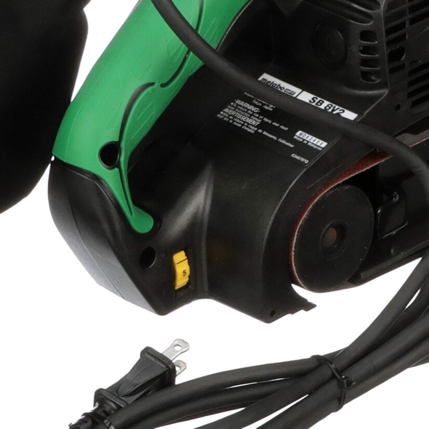 Metabo HPT Belt Sander | Variable Speed | 3-Inch x 21-Inch V-Belt | 9.0 Amp Motor | Soft Grip | 5-Year Warranty | SB8V2 - - 