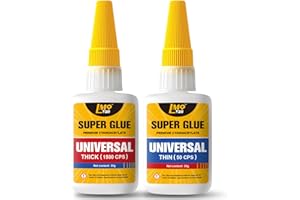 LMQ LASH Super Glue Liquid Clear CA Glue, Cyanoacrylate Adhesive for Shoe Repair Ceramic Plastic Leather Glass Model Metal Wood Pottery Aquarium Fletching Porcelain, Thin and Thick Instant Bonding Waterproof