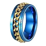 Udolfly Mens Fidget Rings Anxiety Rings for Men