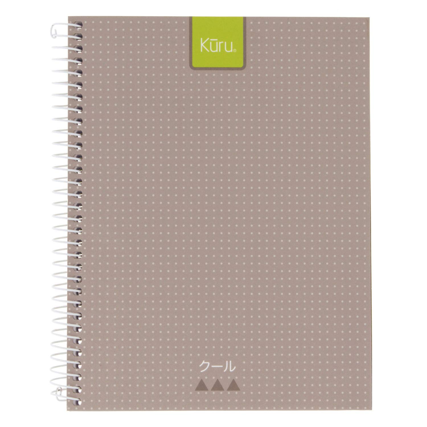 Grafoplás 88525471 Kuru Collection Spiral Notebook Squared 5 Mm, Grey, A5