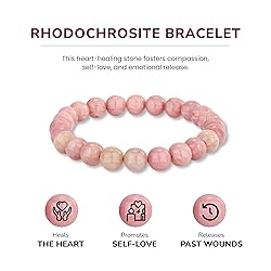 Crystal Vibe Rhodochrosite Crystal Bracelet for