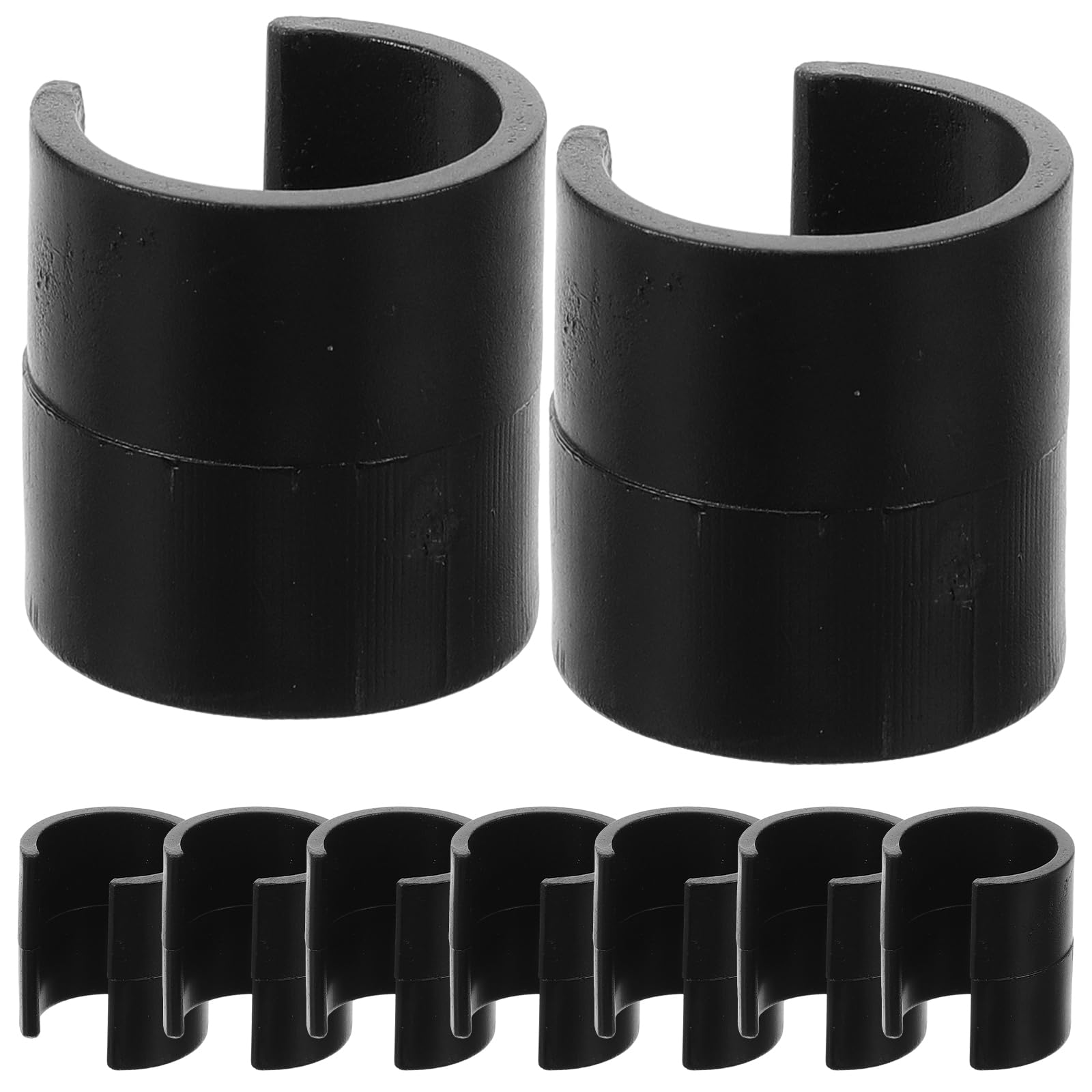 HANABASS 10Pcs Garden Flag Clips Windproof Buckles Lightweight Yard Banner Stoppers for Outdoor Patio Lawn Flag Holding Accessories