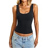 EasyGala Womens Cotton Lace Trim Tank Tops Slim Fit Scoop Neck Cami Cute Going Out Tops Summer Backless Sleeveless 2026