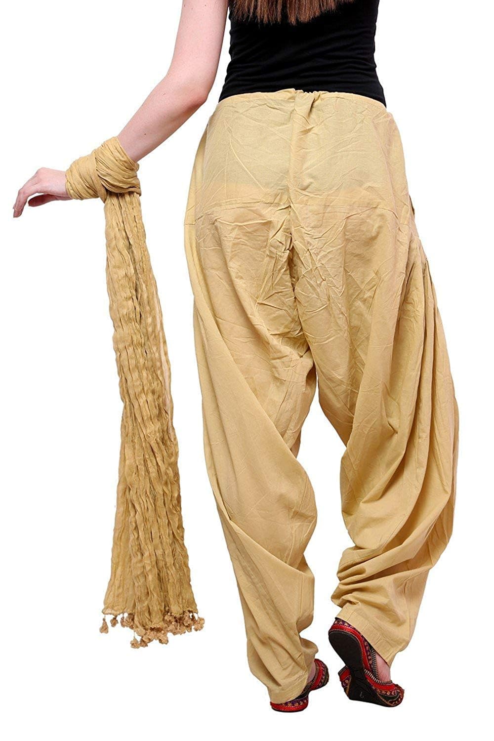 k's creations women's cotton patiyala salwar and dupatta set