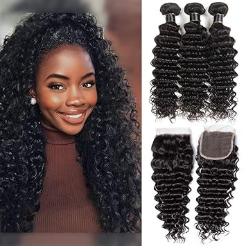 Amazon Com Elighty Hair Bundles Pineapple Wave Brazilian Deep