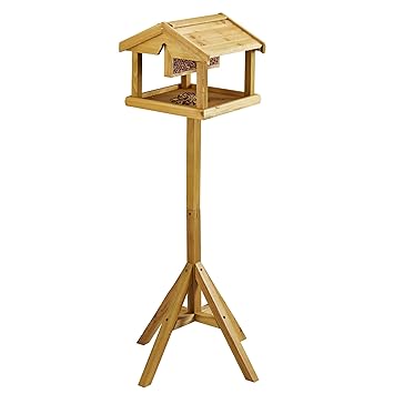 Happy Beaks Nature S Market Premium Wooden Bird Table Traditional