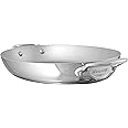 Mauviel 30CM CAST SS HDL M'cook Oval pan, 30" x 20", Stainless Steel