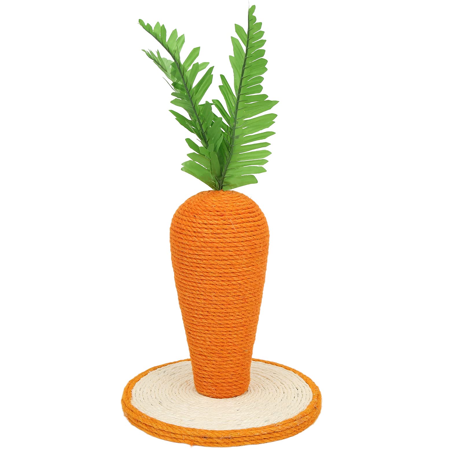 Cat Carrot Scratching Post, Cat Scratching Post Carrot, Space Saving Sisal Cat Scratcher for Daily Shop Home Indoor