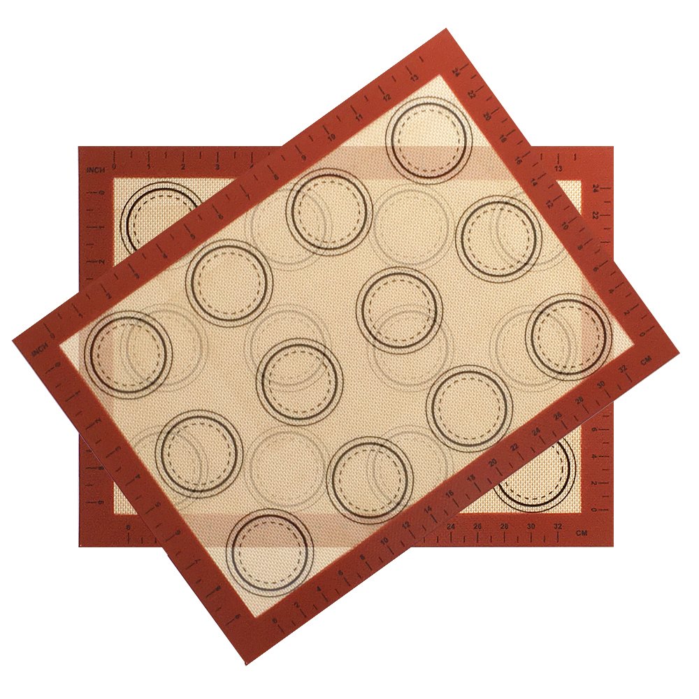 Professional Custom Silicone Baking Mat With Measurements Macaron