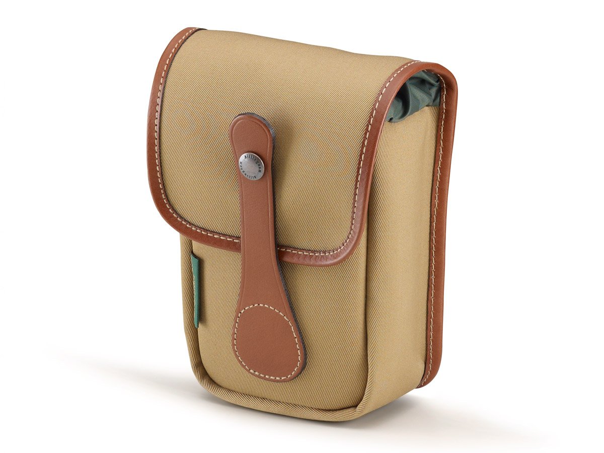 Billingham Avea 5 Khaki Canvas Pouch with Tan Leather Trim — image 1