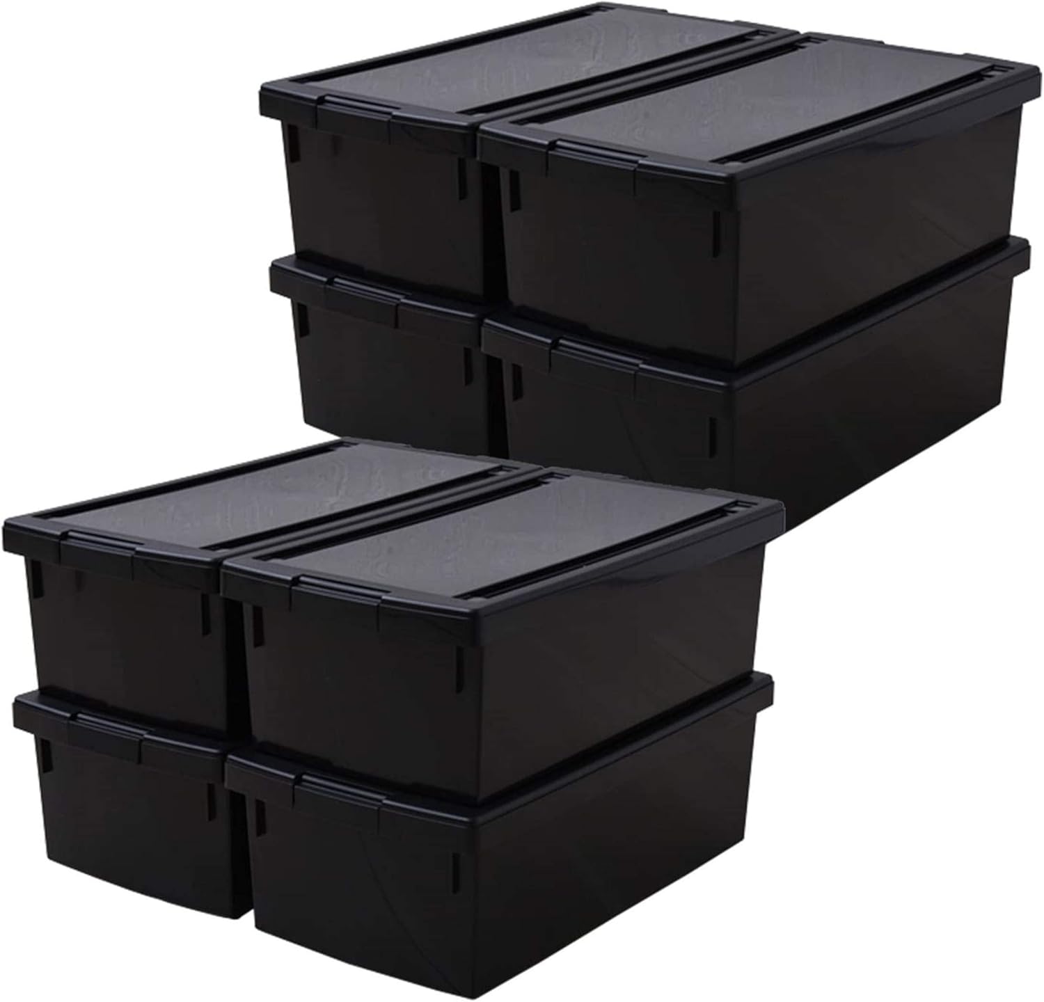 Amazon Co Jp グリーンパル 収納ケース 8個組 コミック本 小物収納 ブラック Gp ホーム キッチン