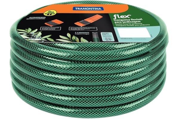 Mangueira Para Jardim 30 Metros Com Esguicho 79172300 TRAMONTINA