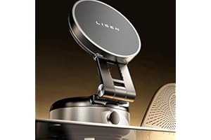LISEN Electric Suction Cup Phone Mount, Vaccum Electric Suction Cup Phone Mount, for MagSafe Magnetic Suction Mount 360° Adju