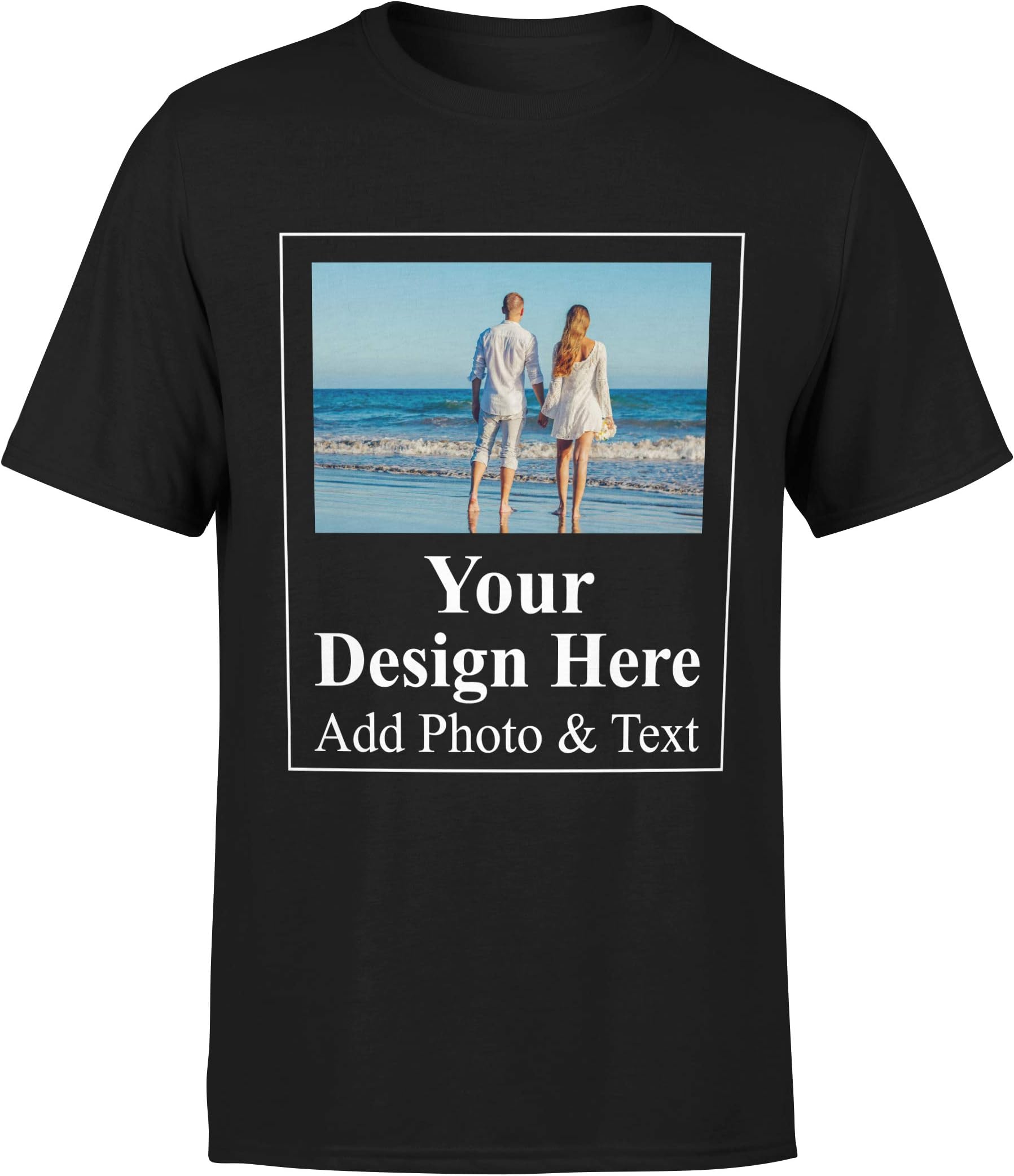 AROKAN Customize Shirts for Women Men Custom T Shirts Design Your Own Crew Neck Mens Womens Personalized Tshirts