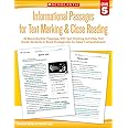 Informational Passages for Text Marking & Close Reading: Grade 5: 20 Reproducible Passages With Text-Marking Activities That Guide Students to Read Strategically for Deep Comprehension