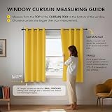 Deconovo Window Treatments Thermal Insulated Blackout Curtains Eyelet 42x54 2 view 2