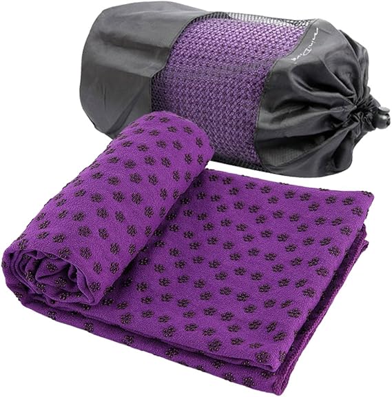 Hot Yoga Mat Toalla Manta antideslizante Con Los Puntos de placas de