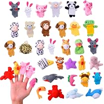 JOYIN Lot de 36 œufs de Pâques remplis de marionnettes à doigts d'animaux pour tout-petits et enfants, marionnettes à doigts de Pâques pour panier de Pâques, chasse aux œufs de Pâques, remplissage JOYIN Lot de 36 œufs de Pâques remplis de marionnettes à doigts d'animaux pour tout-petits et enfants, marionnettes à doigts de Pâques pour panier de Pâques, chasse aux œufs de Pâques, remplissage