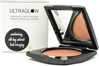 ULTRAGLOW Demi-Matte Pressed Bronzing Powder Complexsun Mineral Pigments Soft