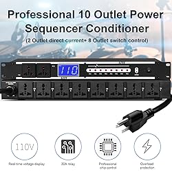 Depusheng 10 Outlet Power Conditioner 10 Amp 2000w