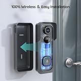 BOIFUN 2K Wireless Video Doorbell Camera No Monthly Fee Alexa Night Vision view 8