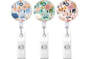 Retractable Badge Reel Alligator Clip, 24in Nylon Cord, Medical Nurse Badge ID, Badge Holder, ID Holder, Office Employee Name