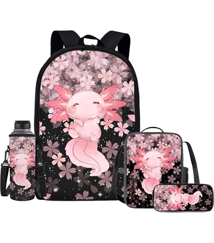 Tongluoye Kids Backpack Set With Lunch Box & Pencil Case - 3-Piece School Bag For Boys & Girls Ages 8-12 - View #3