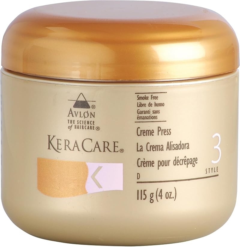 Avlon KeraCare Crème Press Style 3 115g 4oz for Thermal Heat Styling