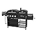 Smoke Hollow PS9900 4-in-1 LP Gas Charcoal Smoker Searing BBQ Grill
