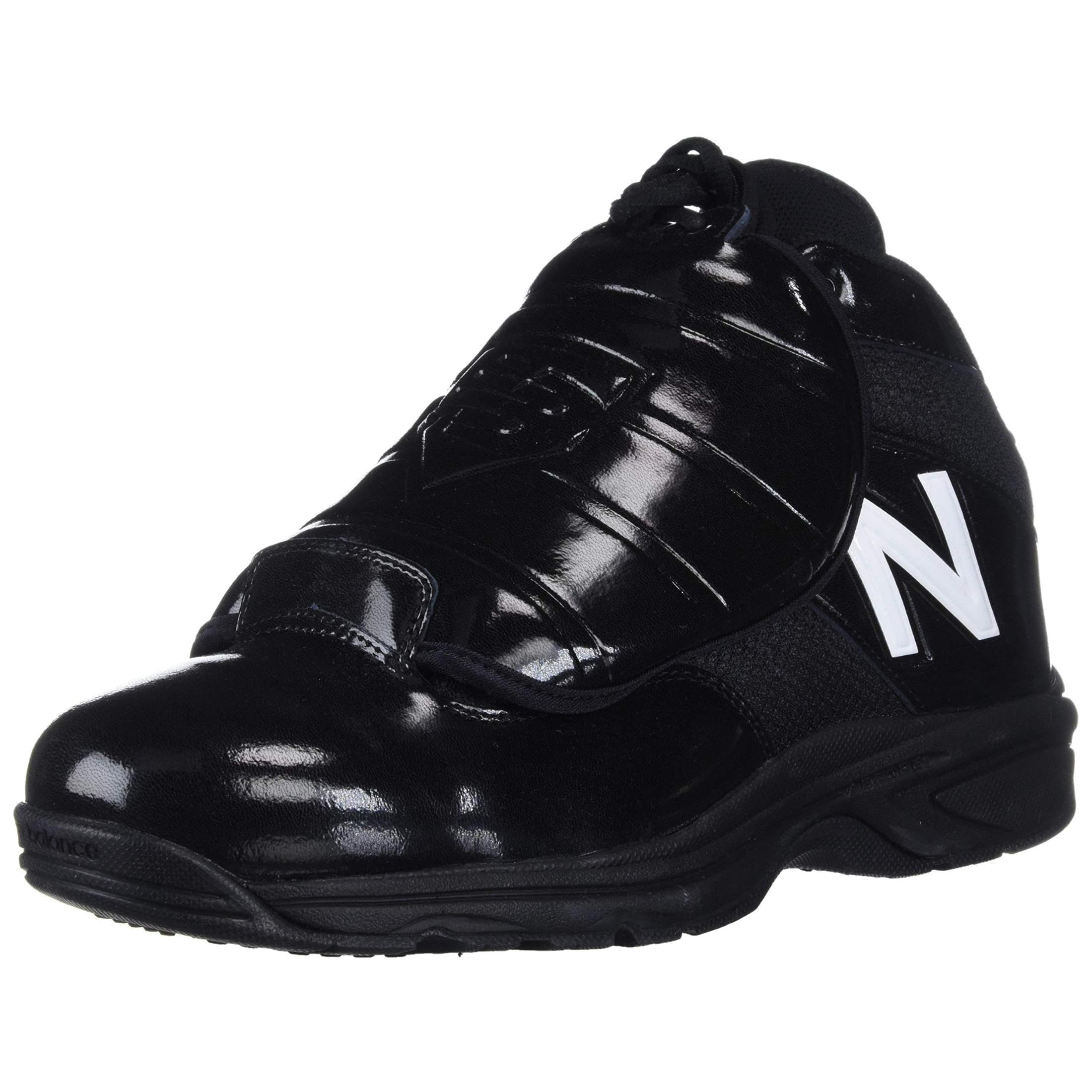 New Balance Men's 460 V3 Umpire Baseball Shoe, MLB Black/White, 11.5 M US Image