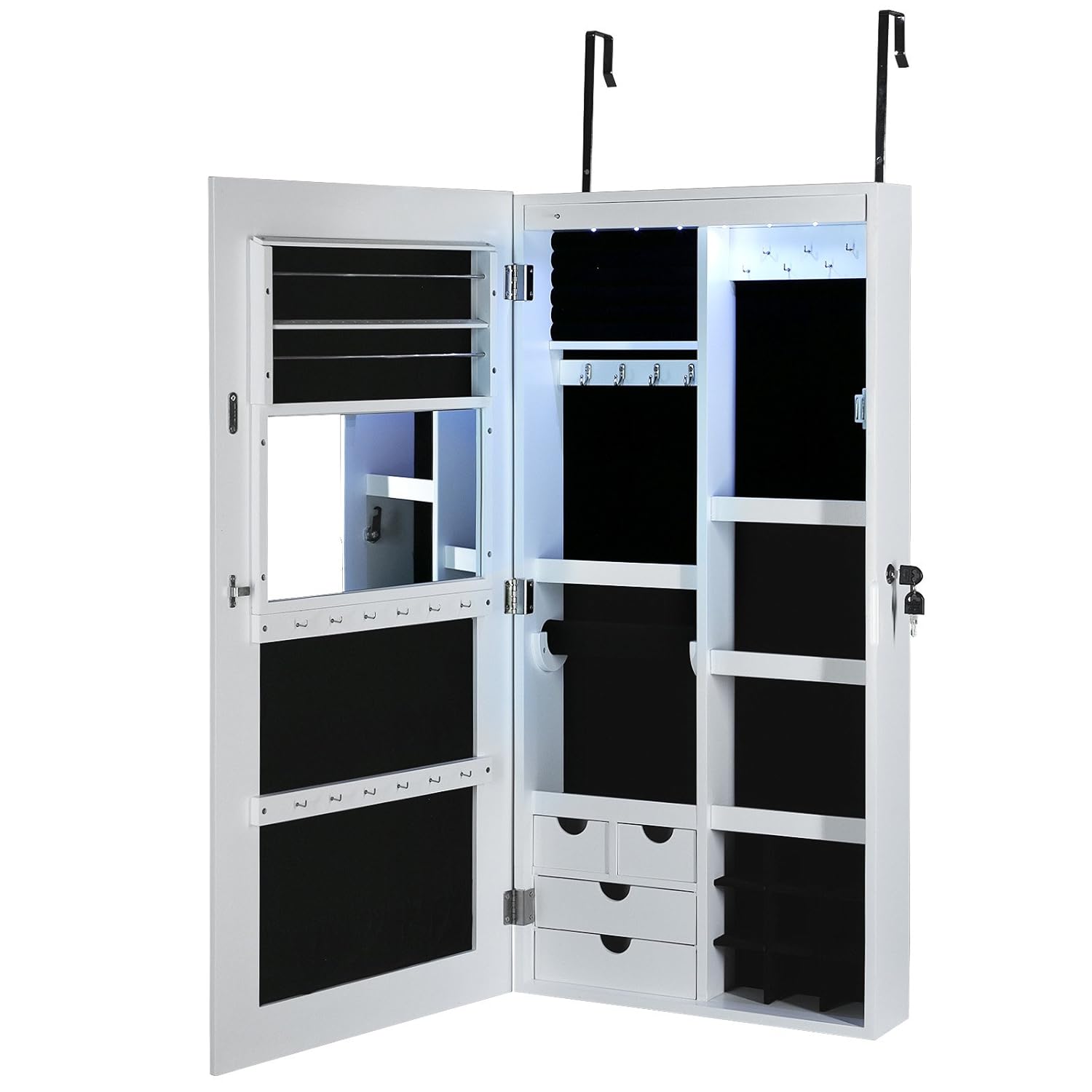 armoire a bijoux murale