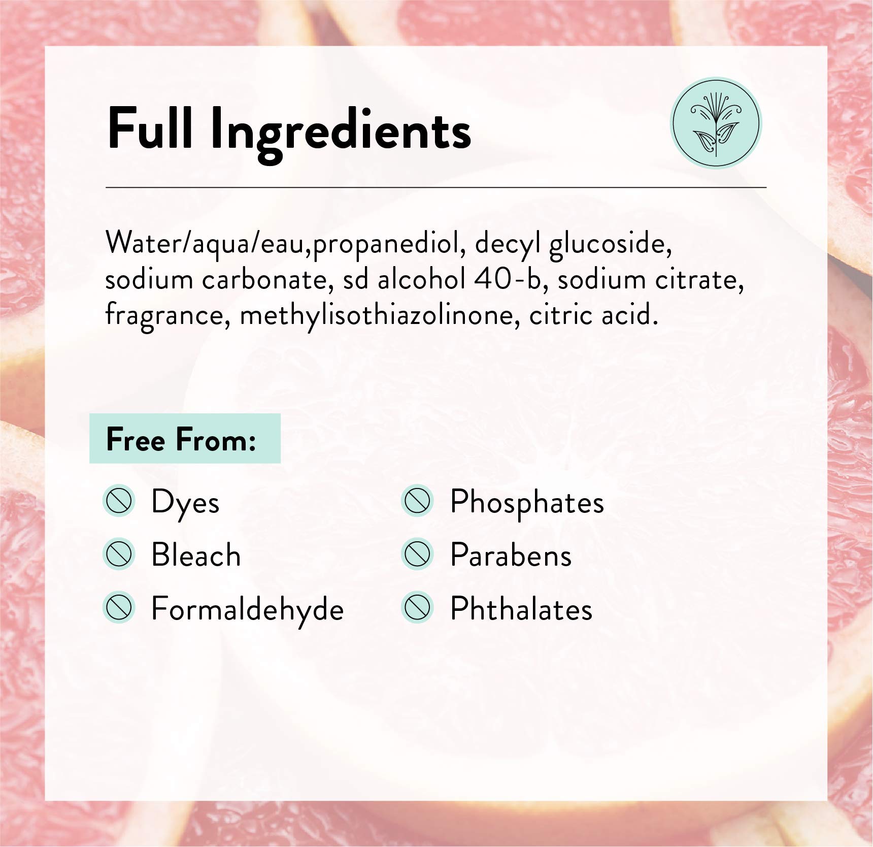 J.R. Watkins All Purpose Cleaner, 24 fl oz, Grapefruit (3 pack