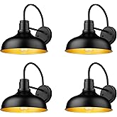 ALLGOT Outdoor Farmhouse Barn Lights, Exterior Wall Mount Lights, Vintage Wall Lighting Fixture, Industrial Outdoor Sconce Li