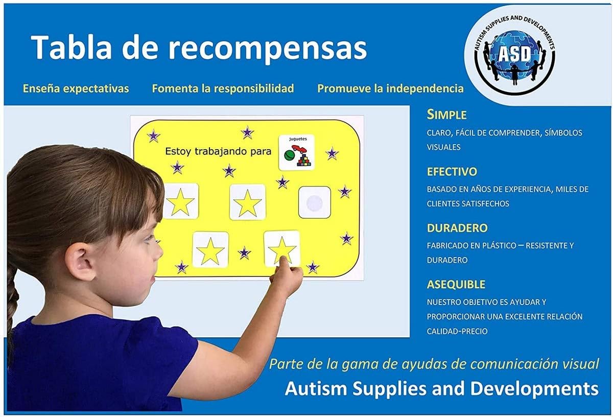 Plastic Visual Reward chart (Spanish) – BigaMart