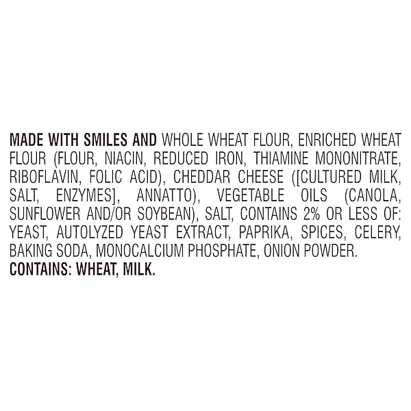 GOLDFISH BAKED WITH WHOLE GRAIN CHEDDAR CHEESE CRACKERS, 6.6 OZ BAG