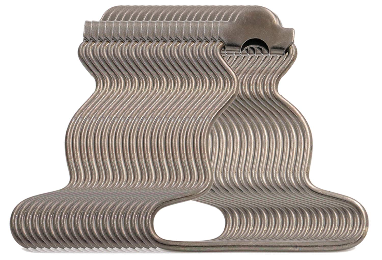 BIKICOCO Overall Suspender Dungaree Buckles, 1-1/2'' Wide Bottom, for Rompers Sewing DIY, Gunmetal - Pack of 20