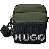 HUGO mens Mesh Logo Small Crossbody Bag