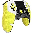 TALONGAMES Controller Grip Tapes Compatible with PS5 DualSense Edge, Ultra Version Anti Slip Tape, Sweat Absorbent, Skin kit, Compatible with PlayStation 5 Edge Grips, Buttons, Trigge, D-pad Neon