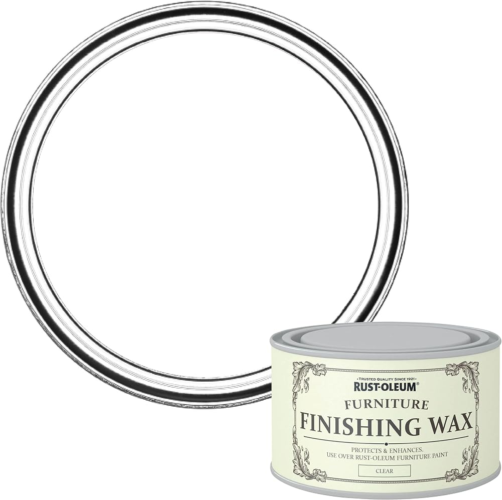 Rust-Oleum Furniture Finishing Wax Clear 400ml Protects Paint Finish Water