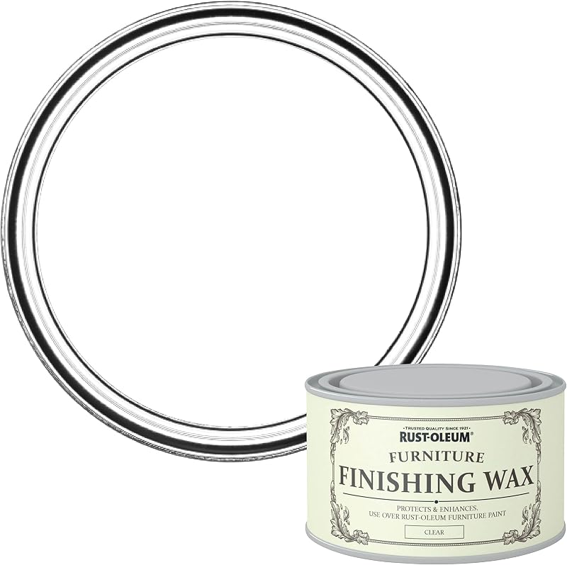 Rust-Oleum Furniture Finishing Wax Clear 400ml Protects Paint Finish Water