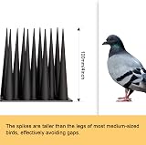 OFFO Bird Spikes High 10cm Anti Pigeons Spikes 12m Window Roof Fence view 6