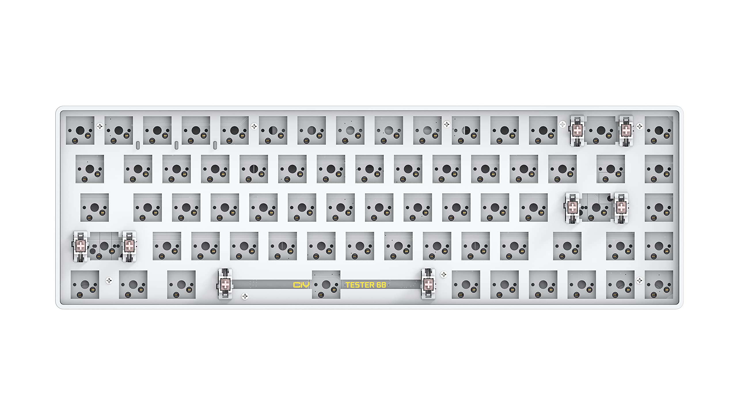 TESTER68 65% Mechanical Keyboard Kit-Wireless