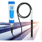 Apera Instruments PH60-WW Handheld pH Meter Tester Kit with LabSen 335 ATC pH Electrode for Lab-Grade pH Measurement in Wastewater, Suspensions, and Emulsions