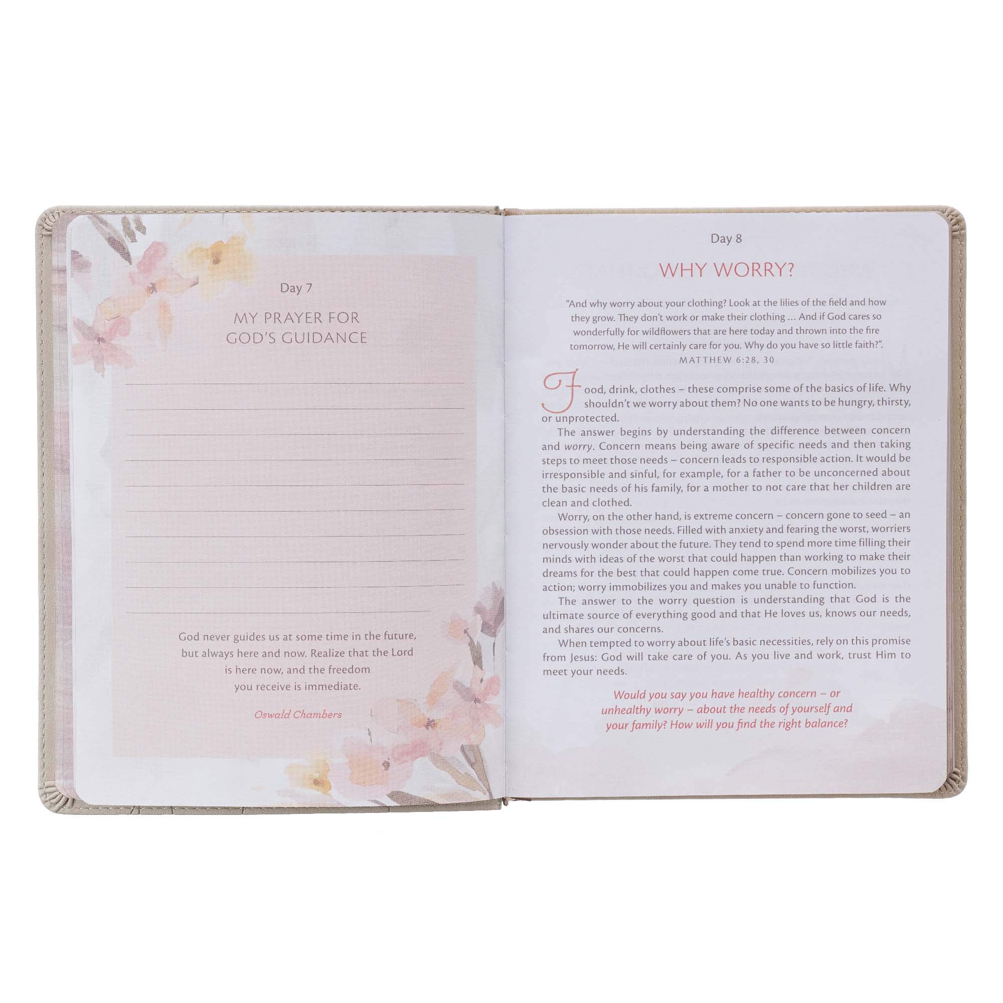 My Quiet Time Devotional - 365 Devotions for Women To Bring You Into The Peace Of The Presence of God Cappuccino, Faux Leather Flexcover Gift Book w/Ribbon Marker My Quiet Time Devotional - 365 Devotions for Women To Bring You Into The Peace Of The Presence of God Cappuccino, Faux Leather Flexcover Gift Book w/Ribbon Marker My Quiet Time Devotional - 365 Devotions for Women To Bring You Into The P