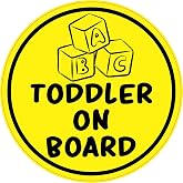 StickerTalk Toddler on Board Vinyl Sticker, 5 inches by 5 inches