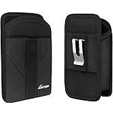 Zebra TC77 TC70 Scanner Holster Carrying Case Pouch Compatible with Zebra TC75x, TC75, TC70x, TC70, TC72, TC77 Handheld Barcode Touch Mobile Computer,Scanner Case Holder with Metal Clip and Belt Loops