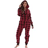 #followme Adult Christmas Onesie for Women Jumpsuit One-Piece Pajamas