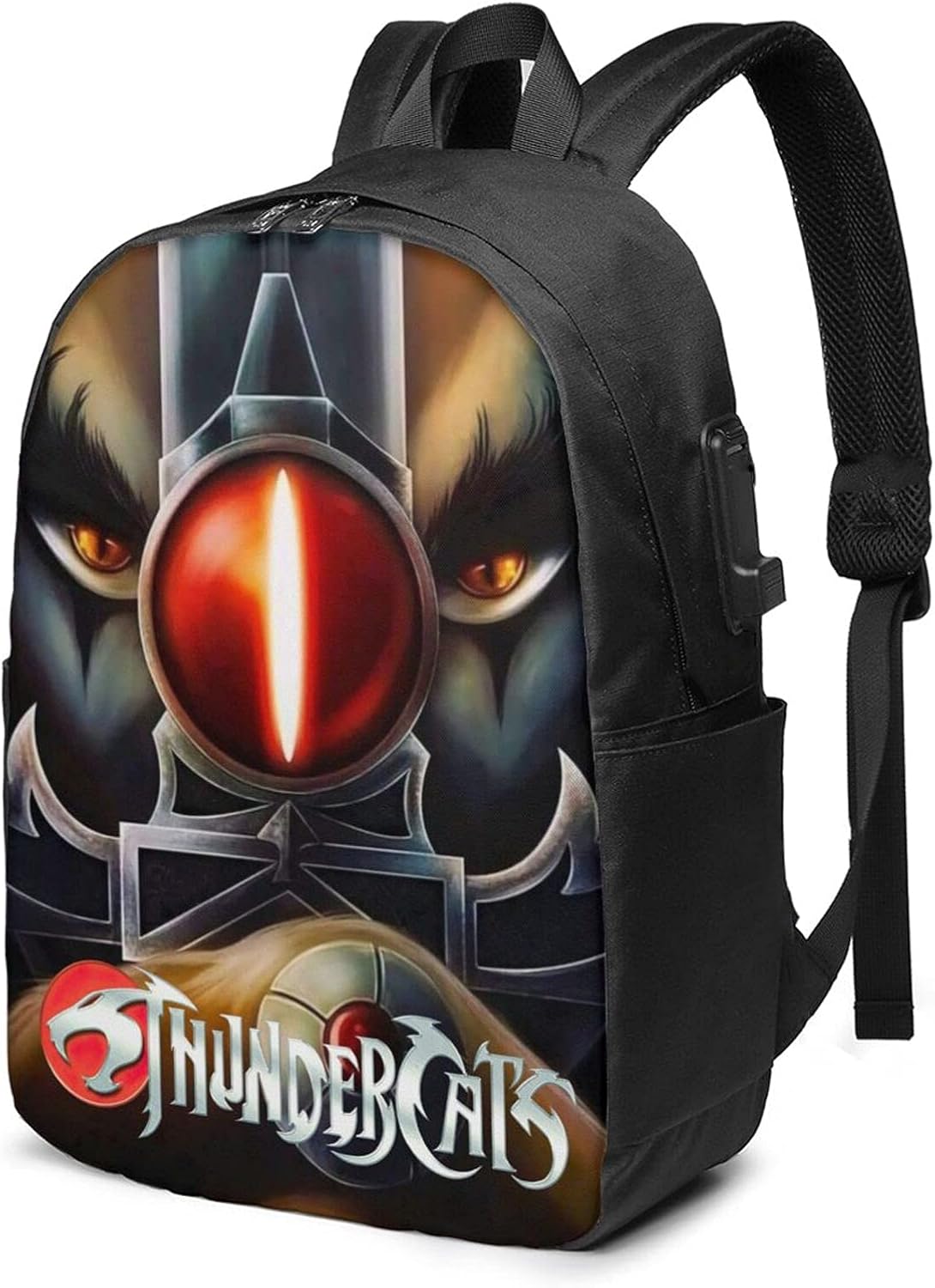 Thundercats Logo Novelty Unisex Backpack With Usb Charging Port Classic